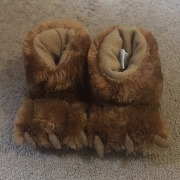 bear claw slippers